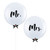 36"Jumbo Mr & Mrs Balloon Set (Bold Cursive Text Design)