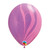 12" Marble Pattern Latex Balloon - Pink Violet Marble