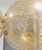 36'' Personalised Jumbo Perfectly Round Balloon - Shredded Gold Confetti 36'' Personalised Jumbo Perfectly Round Balloon - Shredded Gold Confetti