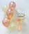 24" Personalised Crystal Clear Bubble Balloon - Mini Metallic Balloons Filled