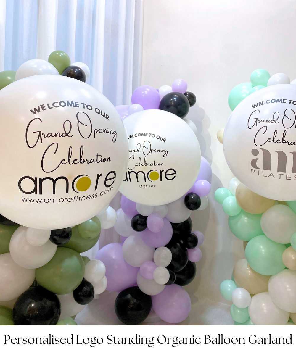 If you're still searching for a Balloon Column, Balloon Pillar, or the standard Balloon Arch with symmetrical arrangements seen at every party, it's time to reconsider. Our advice? Drop that idea and embrace the trend that's here to stay: Standing Organic Balloon Garland. This versatile decor piece is set to lead the trend for the next few years. Standing Organic Balloon Garland offers endless possibilities, whether used as a stunning backdrop for your dessert table or an organic entrance arch for your guests. It's a flexible choice that elevates any celebration.