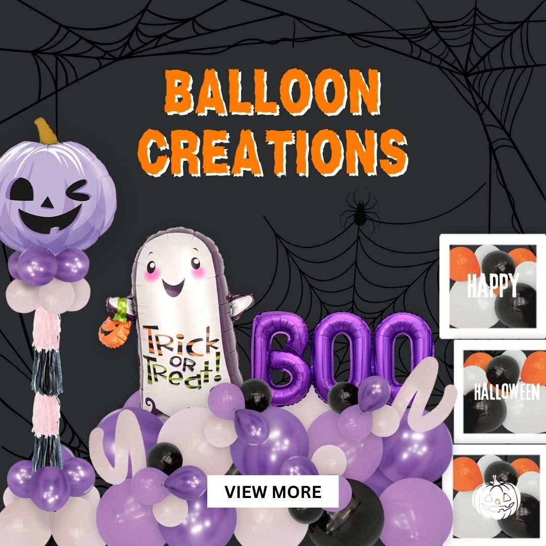 Get your Halloween party started with GiveFun SG’s exclusive range of hauntingly fun Halloween balloons! Our vibrant assortment includes creepy cobwebs, mischievous monsters, and classic jack-o'-lanterns to set the perfect spooky scene. Made from durable materials, these balloons are perfect for both indoor and outdoor decorations. Whether you’re planning a Halloween-themed gathering or a fright fest, our balloons will add a magical touch of terror and fun. Shop now at GiveFun SG and make your Halloween party a scream!