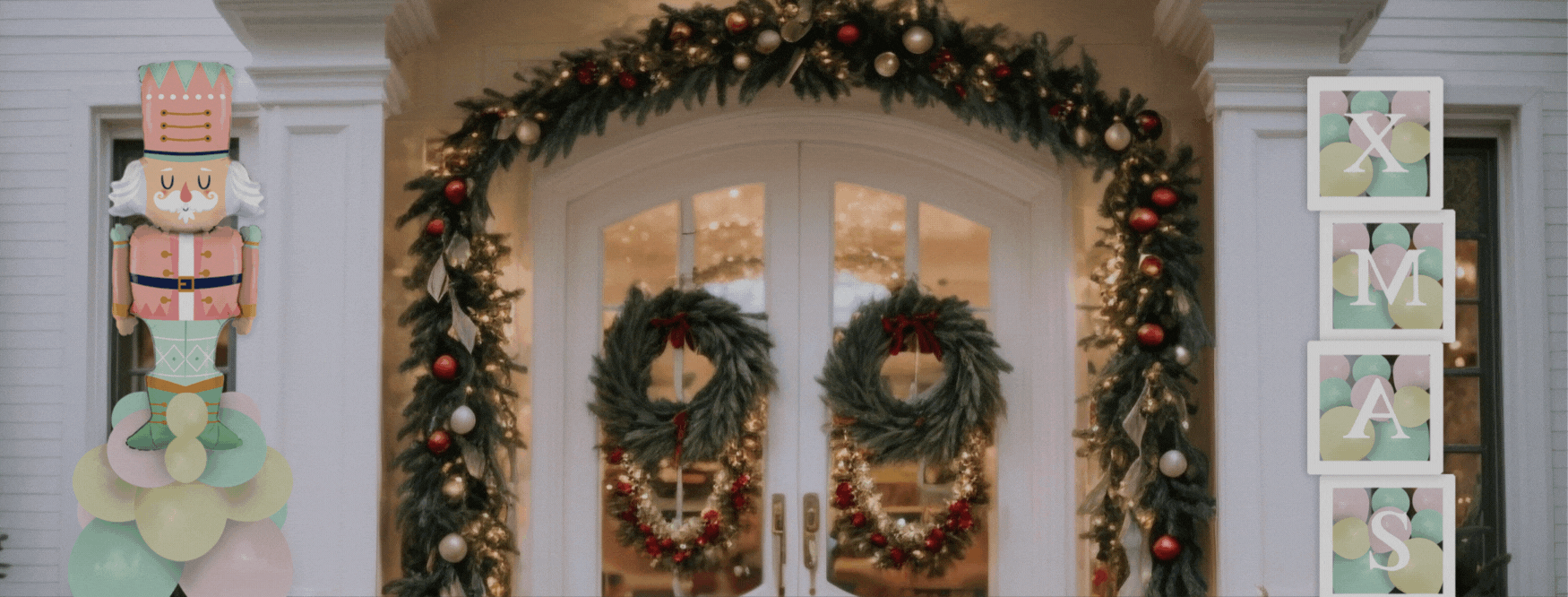 Enhance your holiday celebrations with Give Fun SG's Christmas balloons package, featuring vibrant, festive decorations perfect for any festive occasion