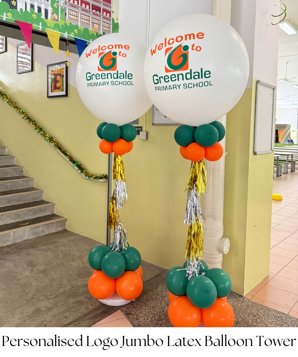 Make a bold statement with the Personalised Logo Jumbo Latex Balloon Tower (2m)—a stunning, fully customizable display designed to elevate any event! Featuring a full-color logo or image, this towering balloon arrangement is perfect for corporate events, grand openings, product launches, and celebrations that demand attention.