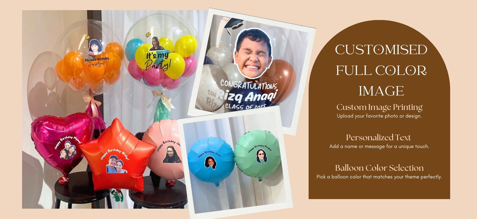 personalised full color image balloon singapore, custom photo balloon singapore, personalised balloon printing singapore, full colour printed balloon singapore, custom image balloon singapore, personalised balloon with photo singapore