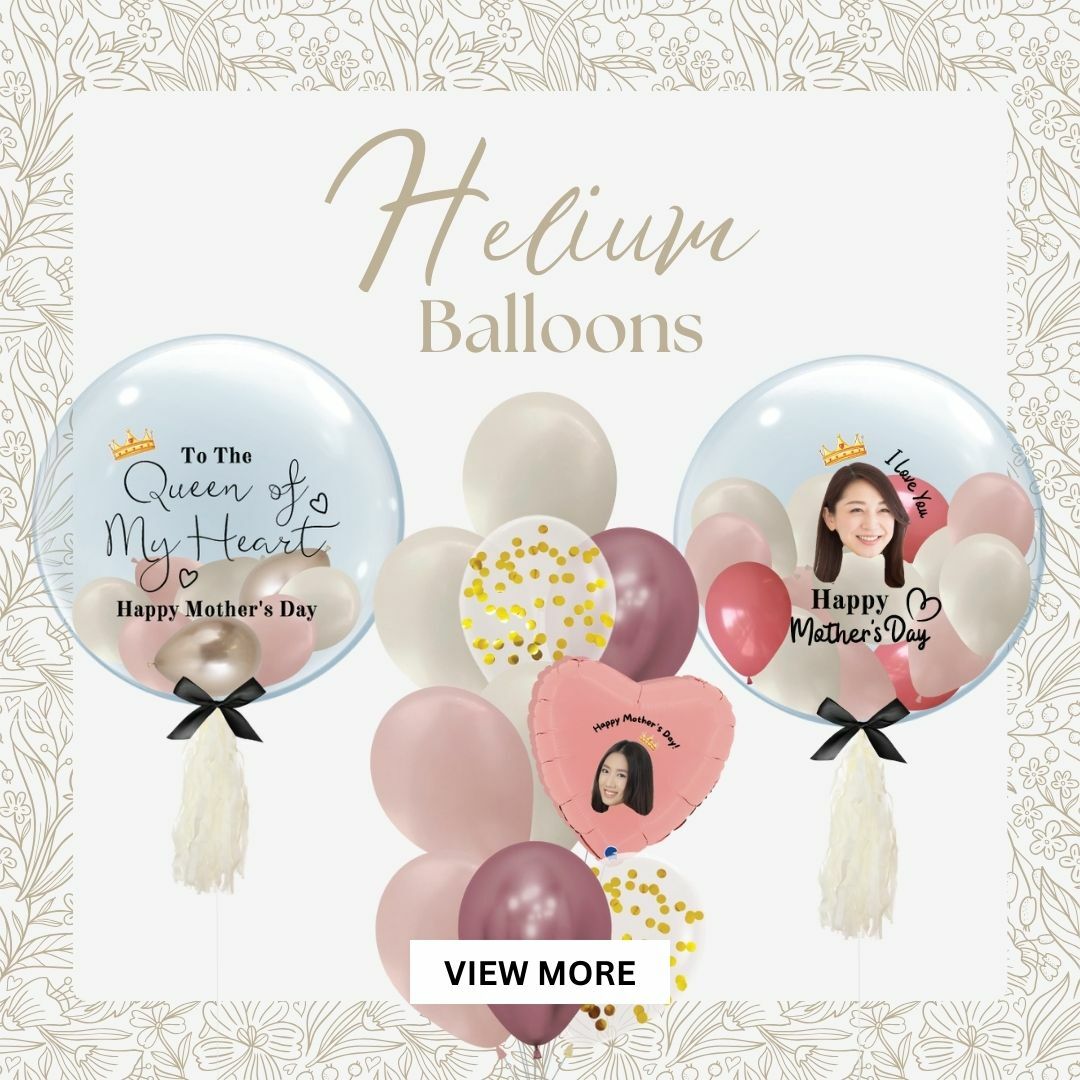 Whether you're celebrating your own mother, a maternal figure, or a cherished friend, our helium balloons are the perfect way to convey your appreciation and affection