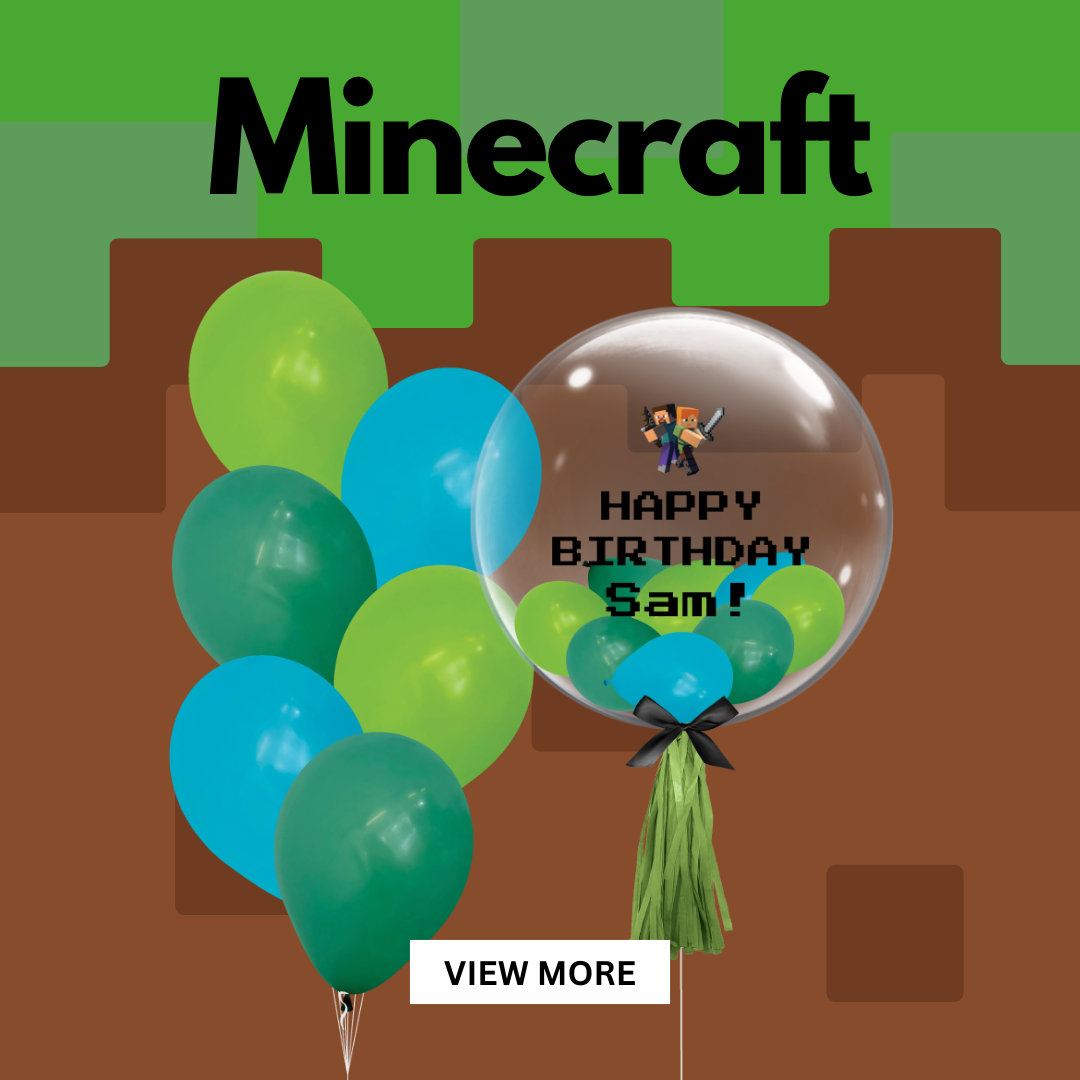 Transform your celebration into an unforgettable experience with our stunning 24" Personalized Crystal Clear Bubble Balloon featuring the ever-charming Minecraft! This balloon is more than just decor; it's a vibrant statement piece designed to dazzle and delight your guests.