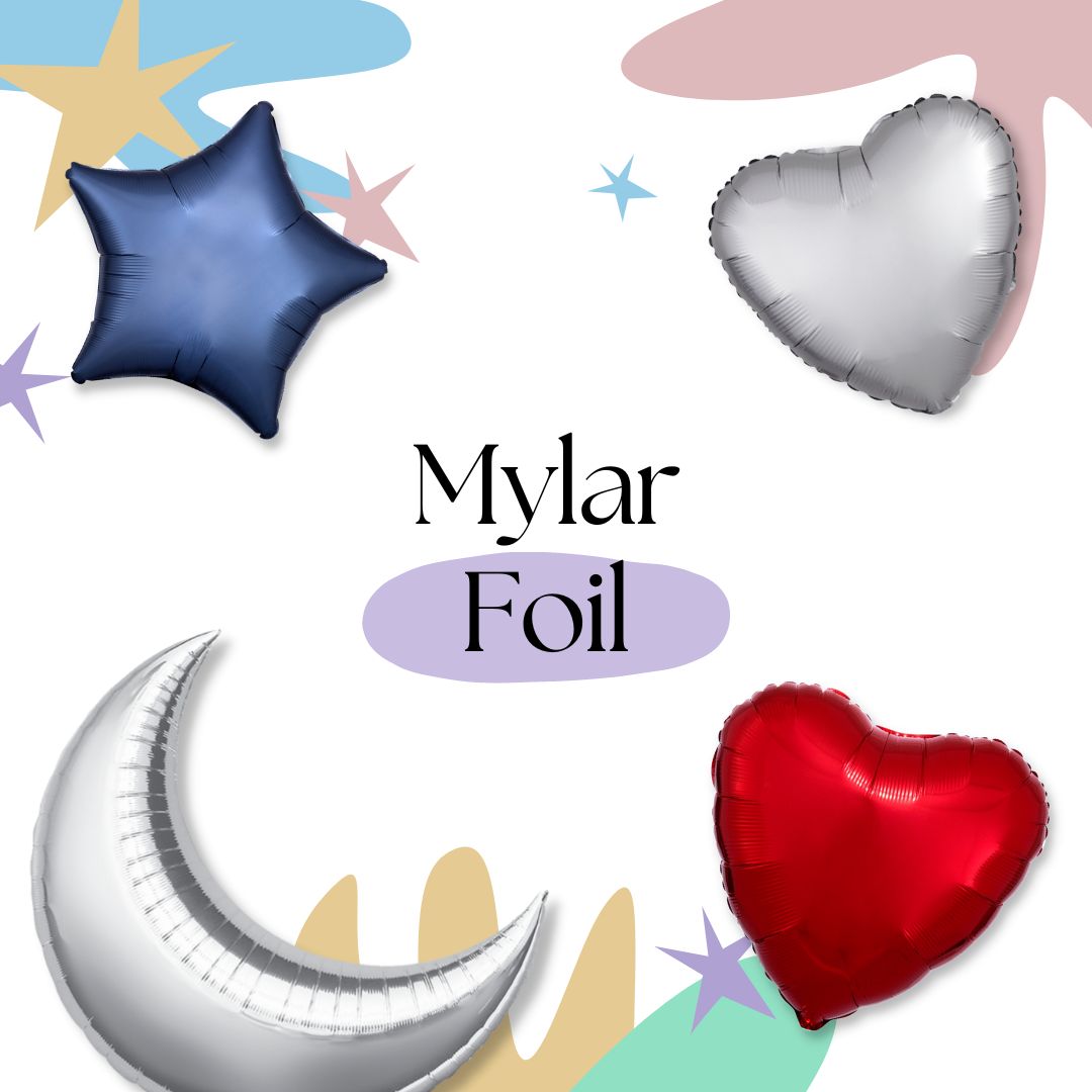 Helium Balloons Delivery Singapore Party Supplies Decorations Star Heart Round Foil Mylar Balloon