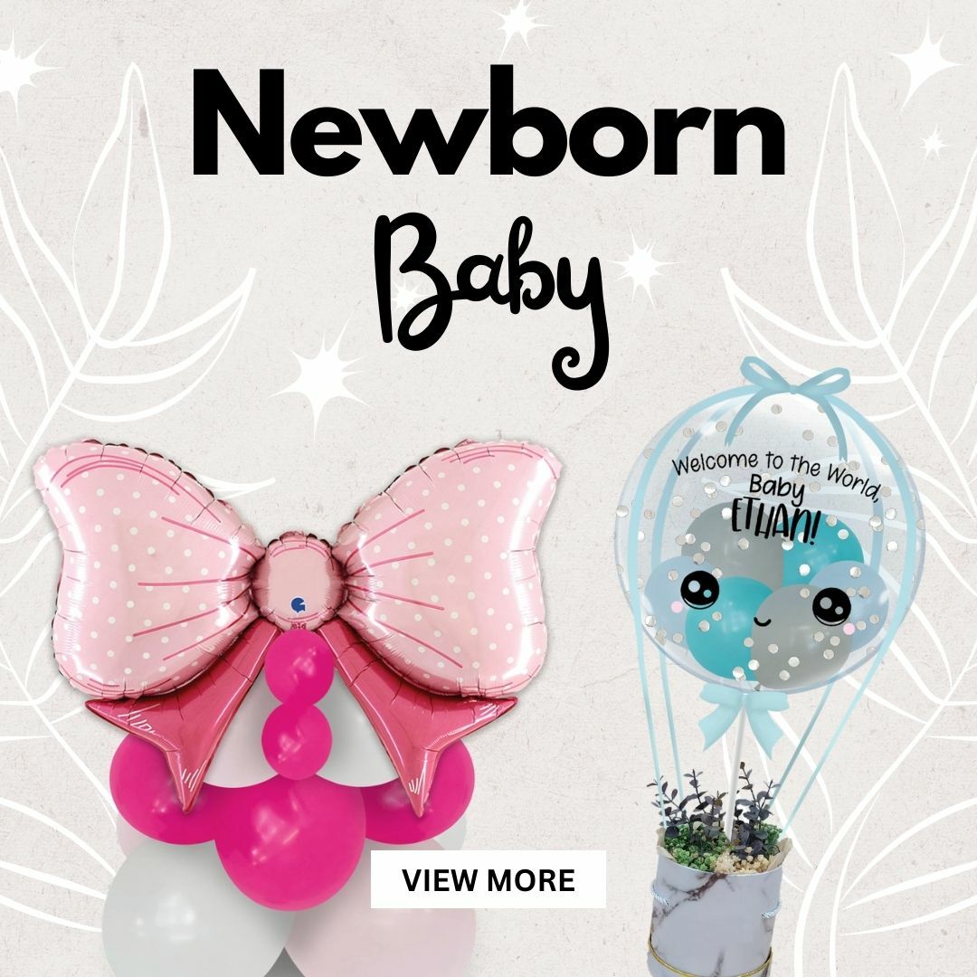 Welcome the newest addition to your family with our adorable collection of newborn baby balloons!