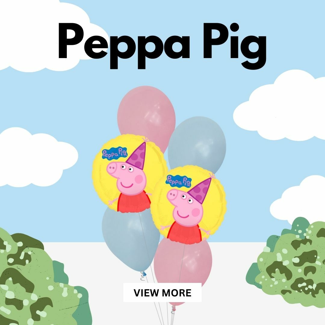 Peppa Pig Party Licensed Balloon by Give Fun Singapore for Birthday Celebration Decor