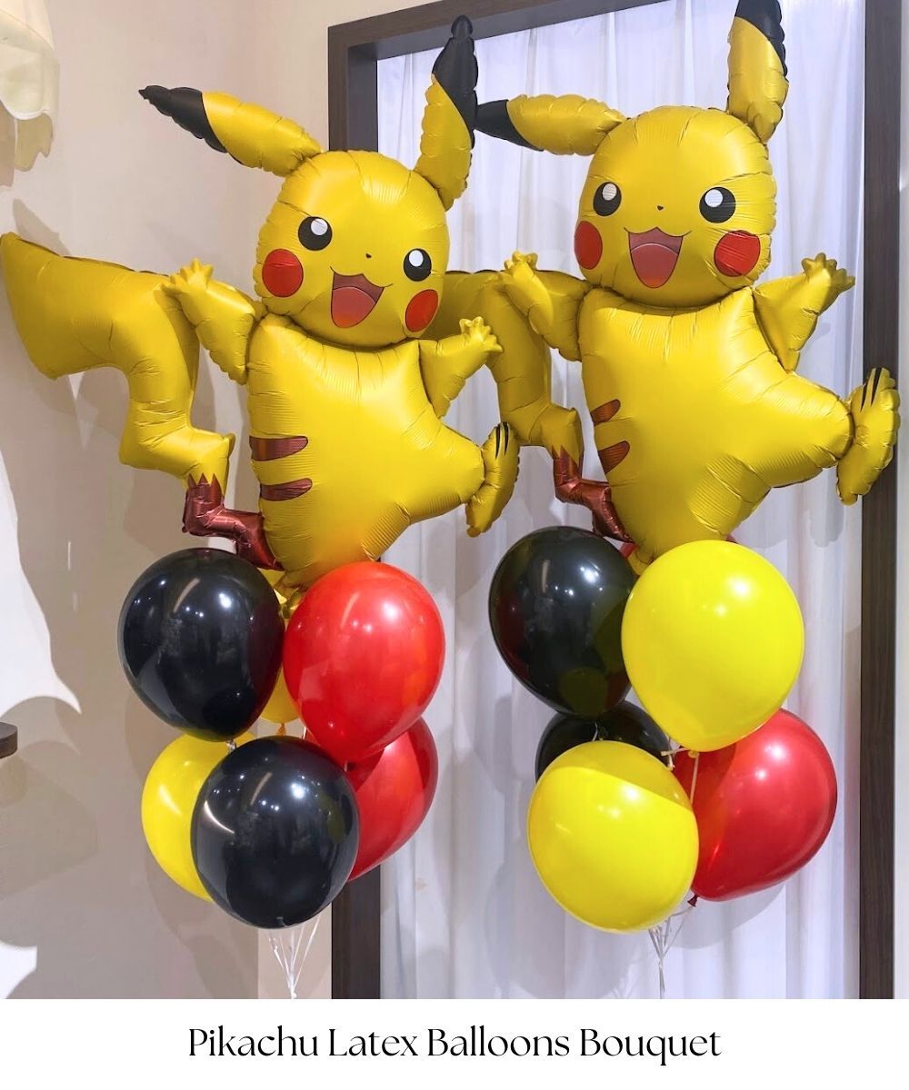 Pikachu Balloon, Pokemon Balloon Singapore, Ready stocks, Party Balloons Singapore