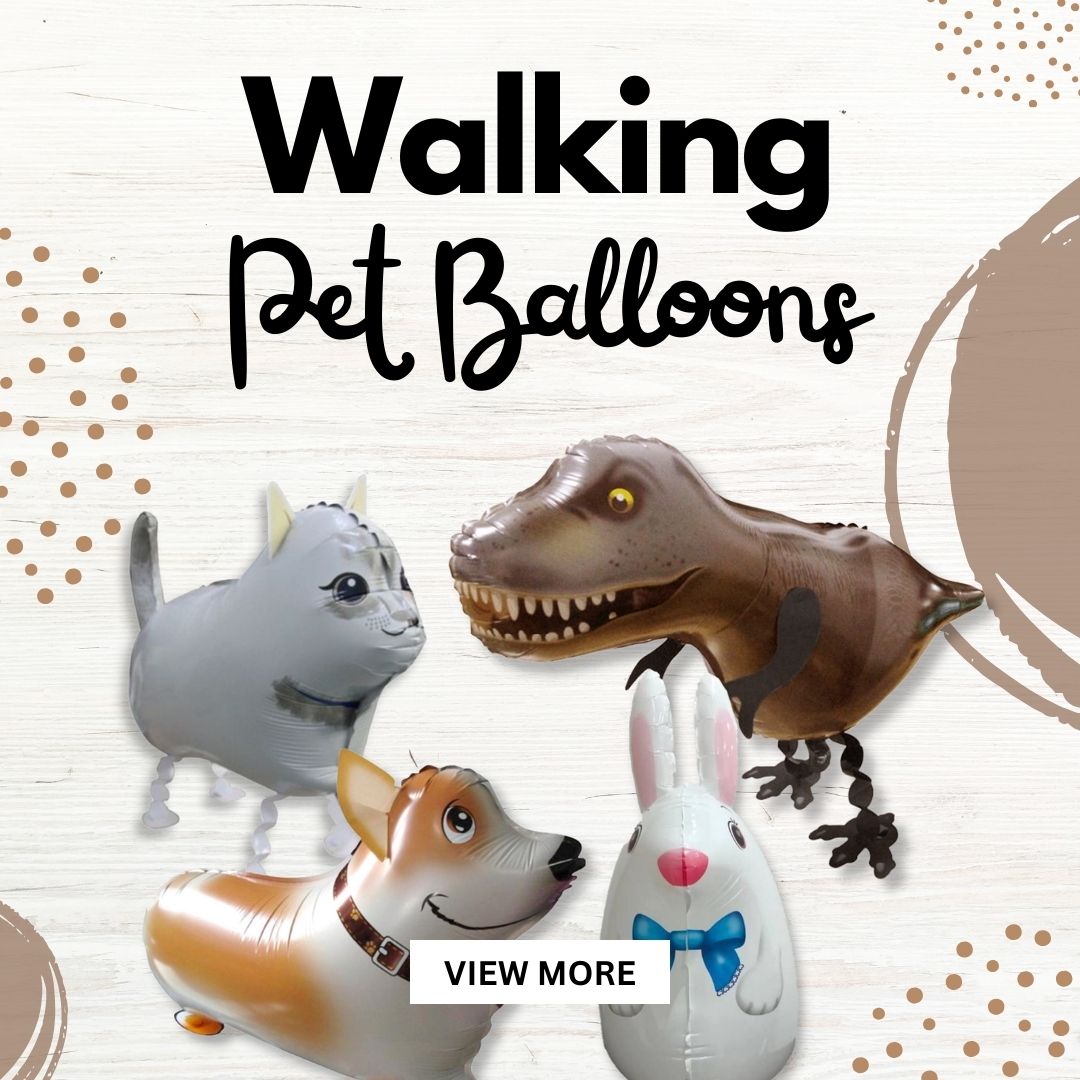 Add a touch of whimsy and wonder to any event with our delightful collection of walking pet balloons!