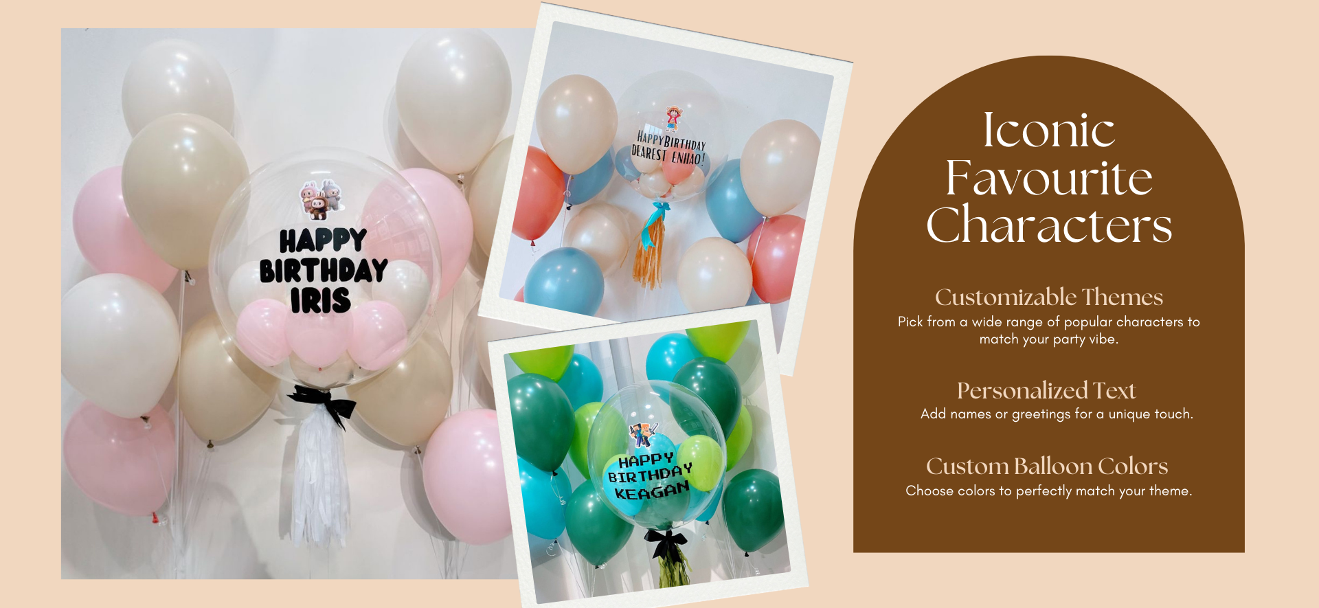 Make every celebration extra special with our Iconic Favorite Characters collection! Whether you're planning a birthday party, themed event, or just want to surprise a fan, these beloved character-themed decorations add a magical touch to any occasion.