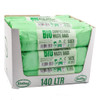 Wholesale: BioBag Compostable 140L Wheelie Bin Liners | Shelf Display Box contains 24 Rolls