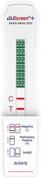 UScreen® Plus EtG Alcohol Drug Test Dip Card, 500ng/mL | USSDIP-1ETG5