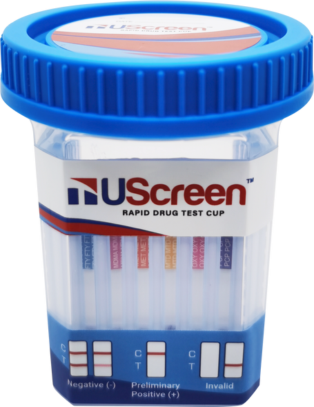 UScreen® 13 Panel Rapid Drug Screen Cup