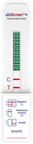 UScreen® Plus EtG Alcohol Drug Test Dip Card, 500ng/mL | USSDIP-1ETG5