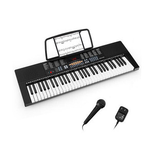61-Key Electronic Keyboard Piano with 3 Teaching Modes  LED Display and Dual Keyboard B593-MU10109US 61-Key Electronic Keyboard Piano with 3 Teaching Modes  LED Display and Dual Keyboard B593-MU10109US