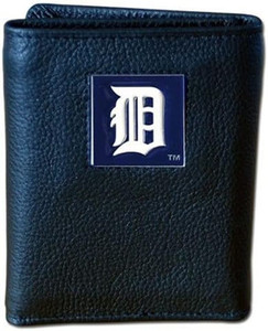 Detroit Tigers Wallet Leather Trifold Wallet Z157-5460399133