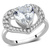 TK3698 - High polished (no plating) Stainless Steel Ring with AAA Grade CZ  in Clear A874-TK3698 TK3698 - High polished (no plating) Stainless Steel Ring with AAA Grade CZ  in Clear A874-TK3698