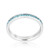 Stylish Stackables Aquamarine Crystal Ring R599-R01147R-V32 Stylish Stackables Aquamarine Crystal Ring R599-R01147R-V32