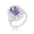 Amethyst Oval Classic Ring R599-R08449R-C20 Amethyst Oval Classic Ring R599-R08449R-C20