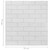 Wallpaper Set of 10 White PE Foam 27.6 x 30.3 in Wallpaper A949-150718