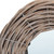 Mirror Natural Rattan Wicker 5.9 in Diameter Wall mounting A949-287625  Mirror Natural Rattan Wicker 5.9 in Diameter Wall mounting A949-287625