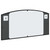 Wall Mirror Black Glass 31.5 x 15.7 in Minimalistic Wall Mirror A949-358637  Wall Mirror Black Glass 31.5 x 15.7 in Minimalistic Wall Mirror A949-358637