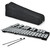 27 Note Glockenspiel Xylophone with 2 Rubber Mallets - Color: Black & White D681-MU10044 27 Note Glockenspiel Xylophone with 2 Rubber Mallets - Color: Black & White D681-MU10044