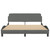 Bed Frame Dark Gray Polyester Fabric, Metal, Solid Pine Wood, Plywood A949-373289  Bed Frame Dark Gray Polyester Fabric, Metal, Solid Pine Wood, Plywood A949-373289