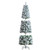 Christmas Tree, 6.5ft Prelit Flocked Artificial Tree, Full Holiday Xmas Tree with 250 White LED Lig E415-RZSDSZRQBSDS7VXXGV1