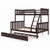3-in-1 Twin Over Full Bunk Bed with Trundle and Ladder-White B593-HU10655+