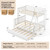 3-in-1 Twin Over Full Bunk Bed with Trundle and Ladder-White B593-HU10655+