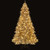 8 Feet Snow-flocked Artificial Christmas Tree Pre-lit Hinged with 81 Sphere Lights and Remote - Col D681-CM25270US-L
