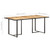  Dining Table Natural Mango Wood Solid mango wood, powder-coated iron A949-320695