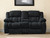 77" Black Manual Reclining Loveseat With Storage N270-561561