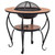 Mosaic Fire Pit Table Terracotta 26.8" Ceramic A949-46723  Mosaic Fire Pit Table Terracotta 26.8" Ceramic A949-46723