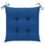 Patio Chairs 2 pcs with Blue Cushions Solid Teak Wood A949-3062287