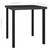 5 Piece Patio Dining Set Poly Rattan Black A949-3065694
