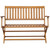 Patio Bench 47.2" Solid Acacia Wood A949-44132