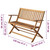 Patio Bench 47.2" Solid Acacia Wood A949-44132