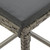 5 Piece Patio Bar Set Gray Solid Wood Acacia and Poly Rattan A949-3295271
