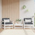 Patio Chairs with Cushions 2 pcs White Solid Wood Pine A949-825563