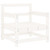 Patio Chairs with Cushions 2 pcs White Solid Wood Pine A949-825563