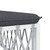 3 Piece Patio Lounge Set with Cushions White Steel A949-3186814
