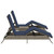 Sun Loungers 2 pcs with Table Gray Poly Rattan A949-4002716
