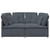 Modular Sofa with Cushions Velvet Dark Gray A949-3321250