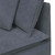Modular Sofa with Cushions Velvet Dark Gray A949-3321250