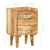 Bedside Cabinet Solid Mango Wood 15.7"x11.8"x23.4" A949-246788